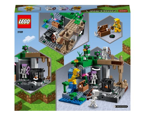 Конструктор LEGO Minecraft Підземелля скелетів 364 деталі (21189)