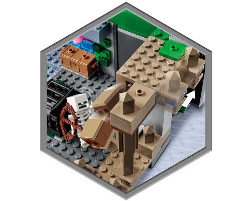 Конструктор LEGO Minecraft Підземелля скелетів 364 деталі (21189)