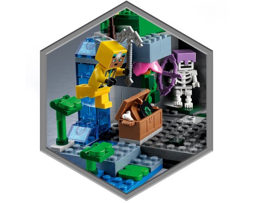 Конструктор LEGO Minecraft Підземелля скелетів 364 деталі (21189)