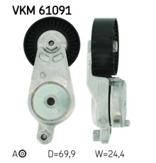 Ролик натягувача ременя SKF VKM 61091