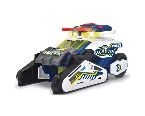 Ігровий набір Dickie Toys Гібрид-рятівник Поліцейський бот зі звуковими та світловими ефектами 27 см (3794001) Ігровий набір Dickie Toys Гібрид-рятівник Поліцейський бот зі звуковими та світловими ефектами 27 см (3794001)