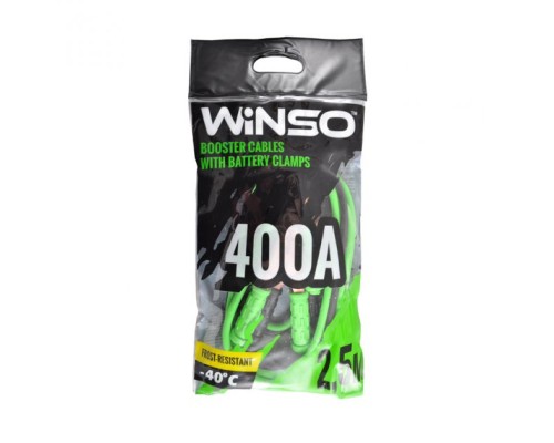 Дроти для запуску для автомобіля WINSO 400А, 2,5м (138410)