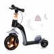 Самокат MoMi Elios 2 в 1 беговел orange (ROBI00033)