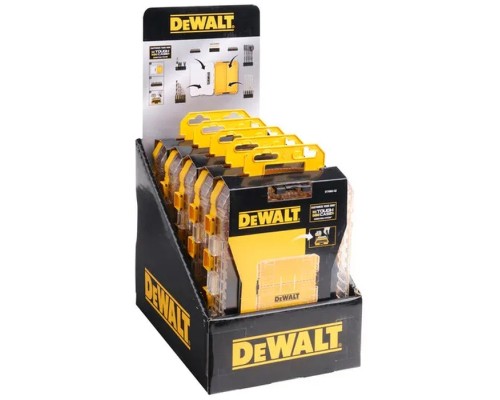 Ящик для інструментів DeWALT для біт системи TSTAK Tough Case М із футляром-2 шт, касетами для біт 6 шт. (DT70803)