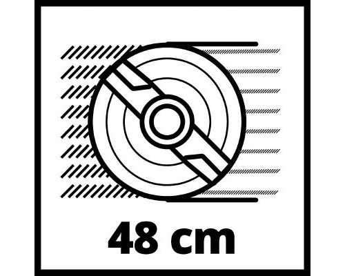Газонокосарка Einhell GE-CM 36/48 Li M - Solo, 36В, PXC, 48 см, мульчування (без АКБ і ЗП) (3413054)