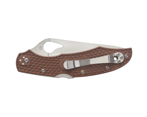 Ніж Spyderco Byrd Cara Cara 2 Serrator Brown (BY03PSBN2)