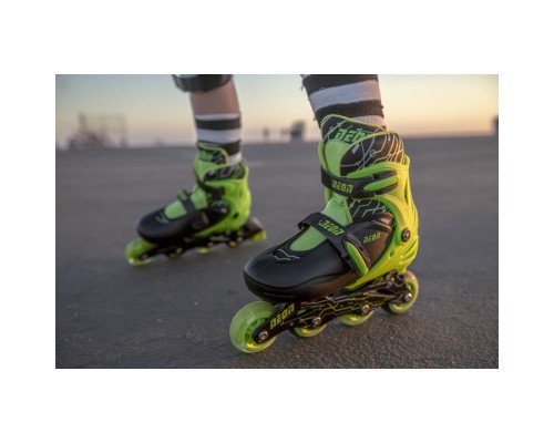Роликові ковзани Neon Inline Green розмір 34-37 (NT08G4)