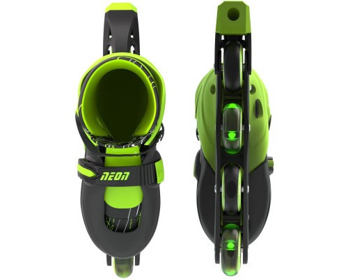 Роликові ковзани Neon Inline Green розмір 34-37 (NT08G4)