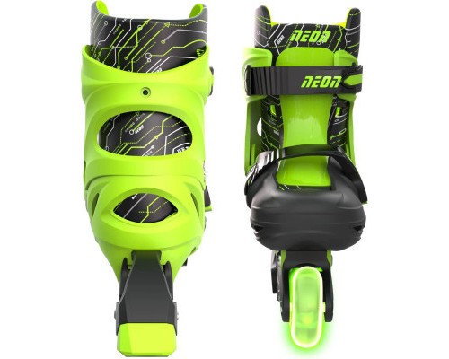 Роликові ковзани Neon Inline Green розмір 34-37 (NT08G4)