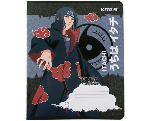 Зошит Kite Naruto 12 аркушів, лінія (NR23-234)