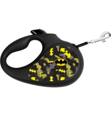 Повідок для собак WAUDOG R-leash Бетмен Візерунок світловідбиваюча стрічка L 5 м (8126-1006-01)