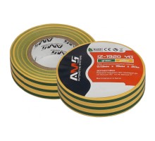 Ізоляційна стрічка AMS 0,13*19мм*20м glossy yellow-green PVC IZ-1920 YG (AMSIZ-1920YG)