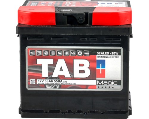 Акумулятор автомобільний TAB 55 Ah/12V Magic Euro (189 058)