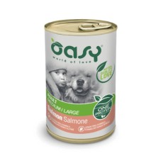 Консерви для собак OASY One Animal Protein ADULT Medium/Large з лососем 400 г (8053017342344)