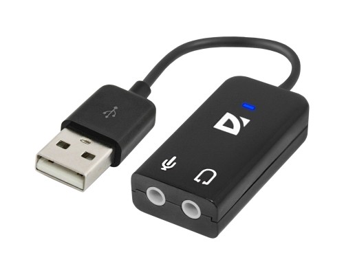 Звукова плата Defender Audio USB 2х3,5mm jack (63002)