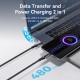 Дата кабель USB-C to USB-C 1.2m USB3.1 100W Display Zinc Alloy Vention (TAYBAV)
