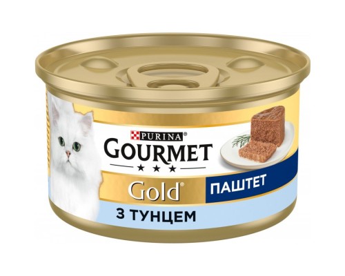 Паштет для котів Purina Gourmet Gold. З тунцем 85 г (7613031381029)