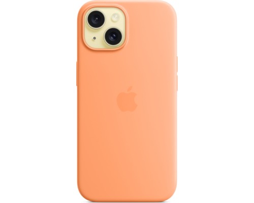 Чохол до мобільного телефона Apple iPhone 15 Silicone Case with MagSafe Orange Sorbet (MT0W3ZM/A)