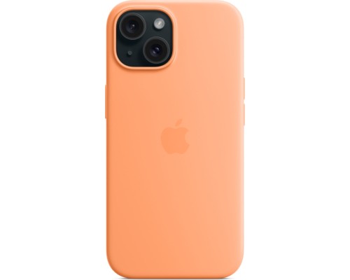 Чохол до мобільного телефона Apple iPhone 15 Silicone Case with MagSafe Orange Sorbet (MT0W3ZM/A)