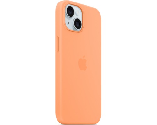 Чохол до мобільного телефона Apple iPhone 15 Silicone Case with MagSafe Orange Sorbet (MT0W3ZM/A)
