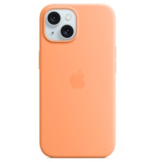 Чохол до мобільного телефона Apple iPhone 15 Silicone Case with MagSafe Orange Sorbet (MT0W3ZM/A)