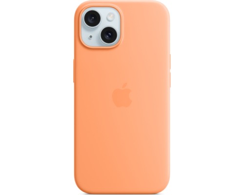Чохол до мобільного телефона Apple iPhone 15 Silicone Case with MagSafe Orange Sorbet (MT0W3ZM/A)