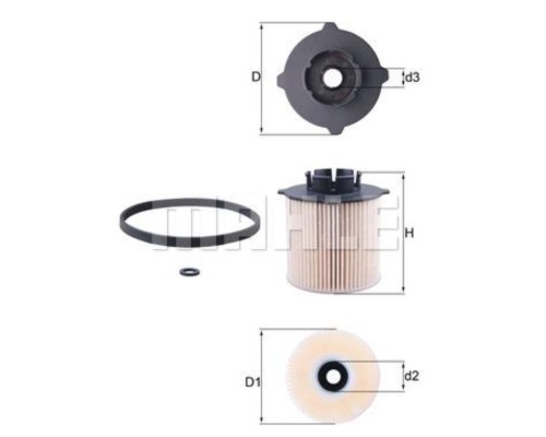 Фільтр паливний Champion KX265D