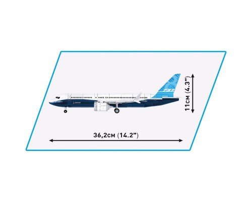 Конструктор Cobi Боінг 737-8, 1:110 340 деталей (COBI-26608)