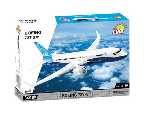 Конструктор Cobi Боінг 737-8, 1:110 340 деталей (COBI-26608)