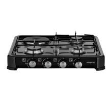 Плита Ardesto CTC-NS5015B, тип газу LPG, 3 алюмін. газ. пальника, 1 електрич. ко (CTC-NS5015B)
