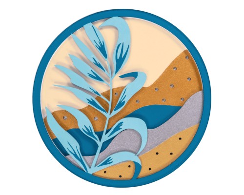 Набір для творчості Rosa Talent Картина 3D Листок МДФ ґрунтоване, 25х25см (4823098540076)