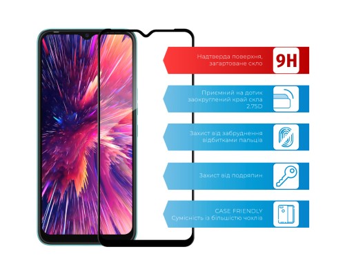 Скло захисне ACCLAB Full Glue Tecno Spark Go 2022 (1283126542305)