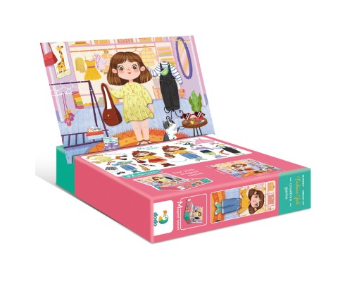 Навчальний набір DoDo Магнітна гра Одягалка Модниця (200243)