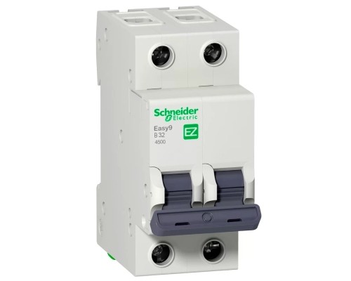 Автоматичний вимикач Schneider Electric Easy9 2P 32A B (EZ9F14232)