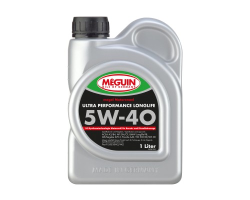 Моторна олива Meguin ULTRA PERFORMANCE LONGLIFE SAE 5W-40 1л (4361)