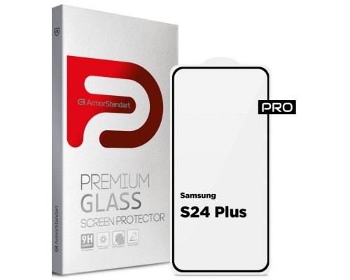 Скло захисне Armorstandart Pro Samsung S24 Plus Black (ARM72437)