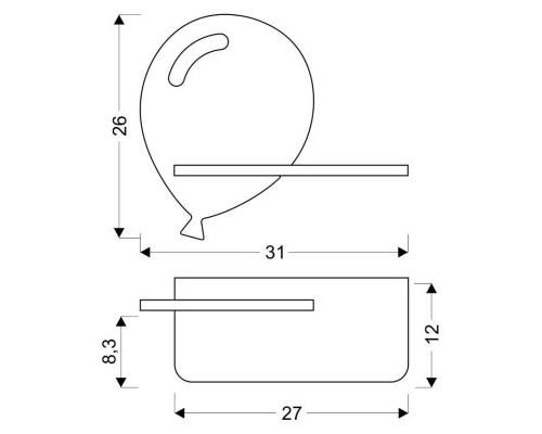Світильник Candellux BALOON (21-85115)