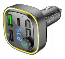 FM модулятор BOROFONE BC48, Gray, Box (BC48) 