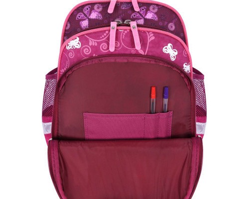 Рюкзак шкільний Bagland Mouse 143 малиновий 615 (00513702) (85267821)