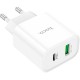 Зарядний пристрій HOCO C80A Plus Rapido White (6931474779885)