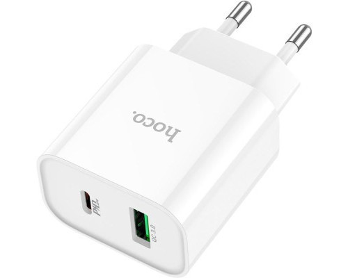 Зарядний пристрій HOCO C80A Plus Rapido White (6931474779885)