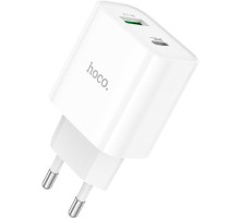 Зарядний пристрій HOCO C80A Plus Rapido White (6931474779885)
