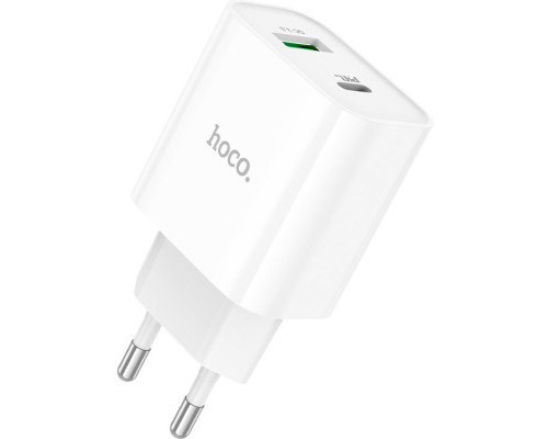 Зарядний пристрій HOCO C80A Plus Rapido White (6931474779885)