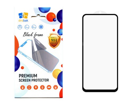 Скло захисне Drobak Xiaomi Redmi Note 13 Pro (Black) (171702)