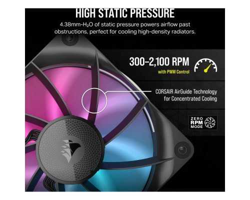 Кулер до корпусу Corsair iCUE Link RX120 RGB PWM (CO-9051017-WW)