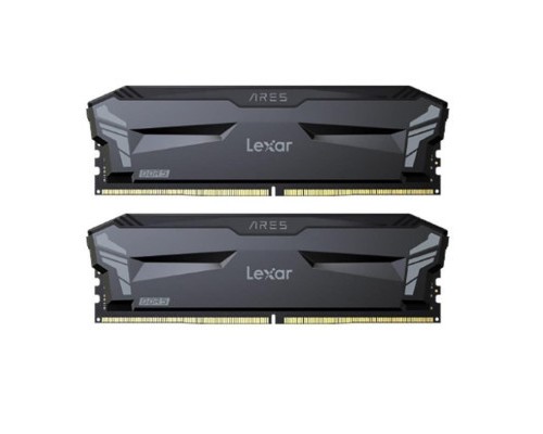 Модуль пам'яті для комп'ютера DDR4 16GB (2x8GB) 3600 MHz Ares Black Lexar (LD4BU008G-R3600GD0A)