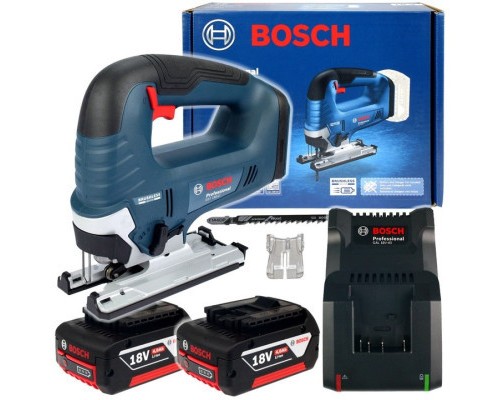 Електролобзик Bosch GST 185-LI 18В, 2х4Ah, 3500об/хв, кейс (0.601.5B3.024)