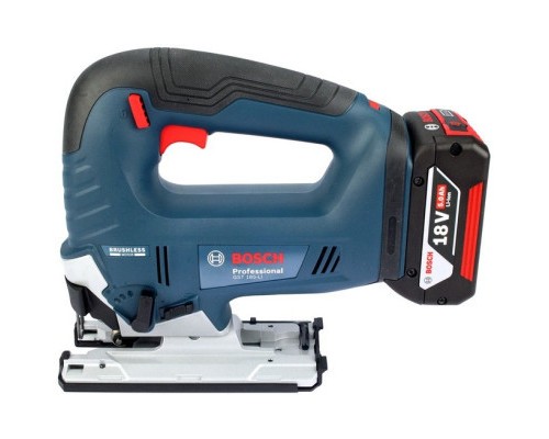 Електролобзик Bosch GST 185-LI 18В, 2х4Ah, 3500об/хв, кейс (0.601.5B3.024)