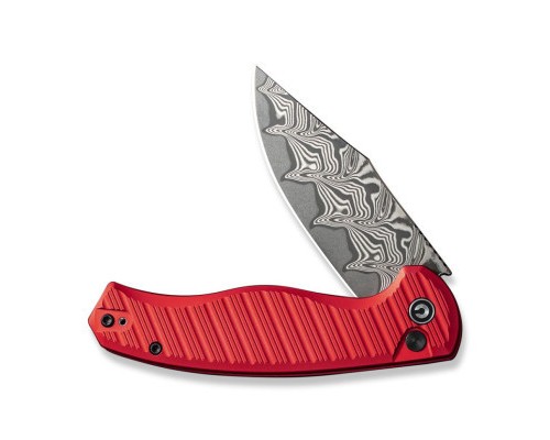 Ніж Civivi Stormhowl Damascus Red Aluminum (C23040B-DS1)