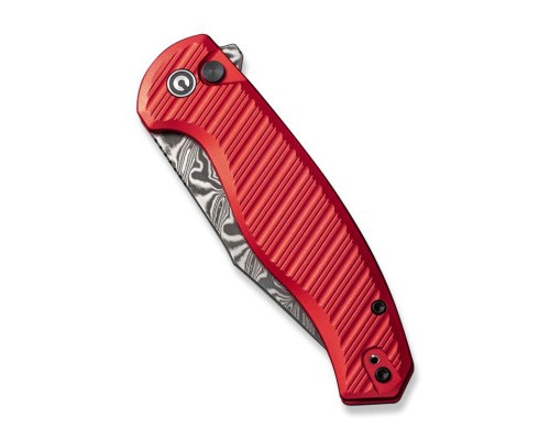 Ніж Civivi Stormhowl Damascus Red Aluminum (C23040B-DS1)